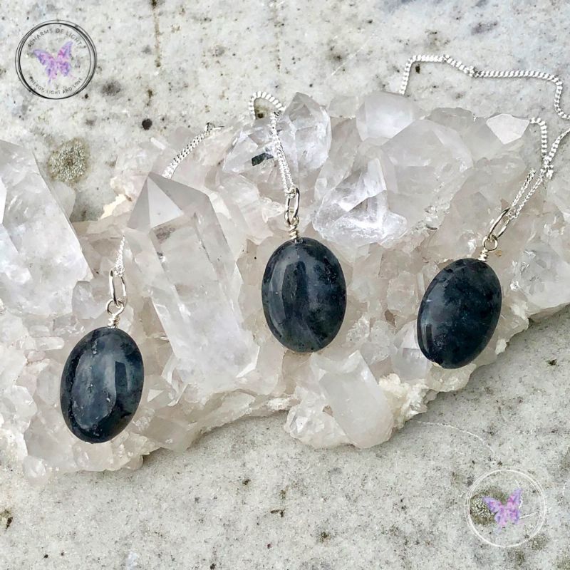 Larvikite Oval Pendant